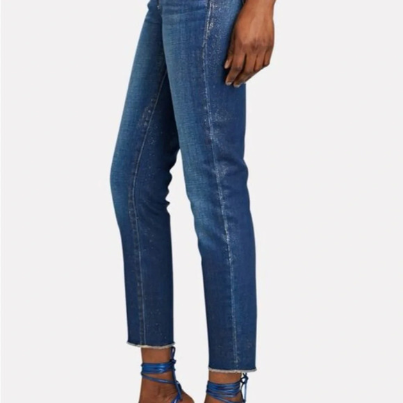 L'AGENCE El Matador glitter Coated Skinny Jeans - Picture 3 of 10